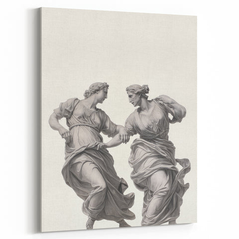 Classic Portrait Artwork – Vintage Greco-Roman Wall Art Print