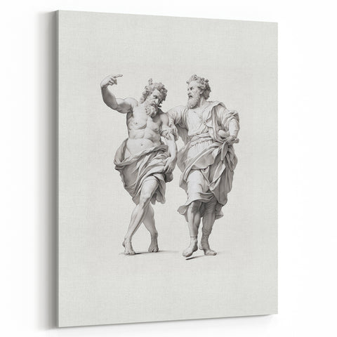 Vintage Portrait Art – Classic Greco-Roman Sculpture Wall Print