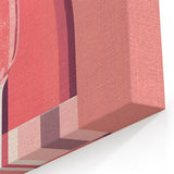 Pink Champagne Celebration - Elegant Beverage Wall Art