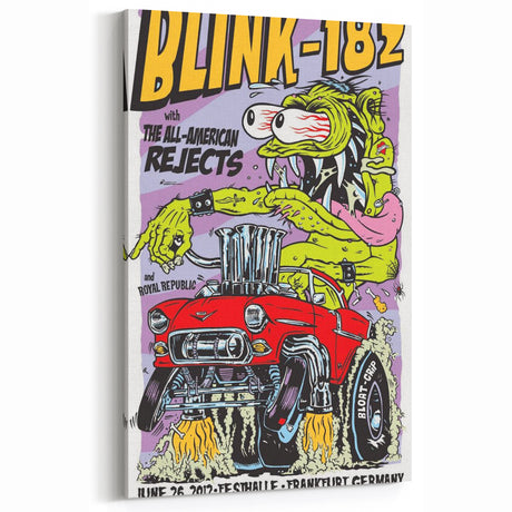 Retro Blink-182 Poster Art - Vintage Music Wall Decor