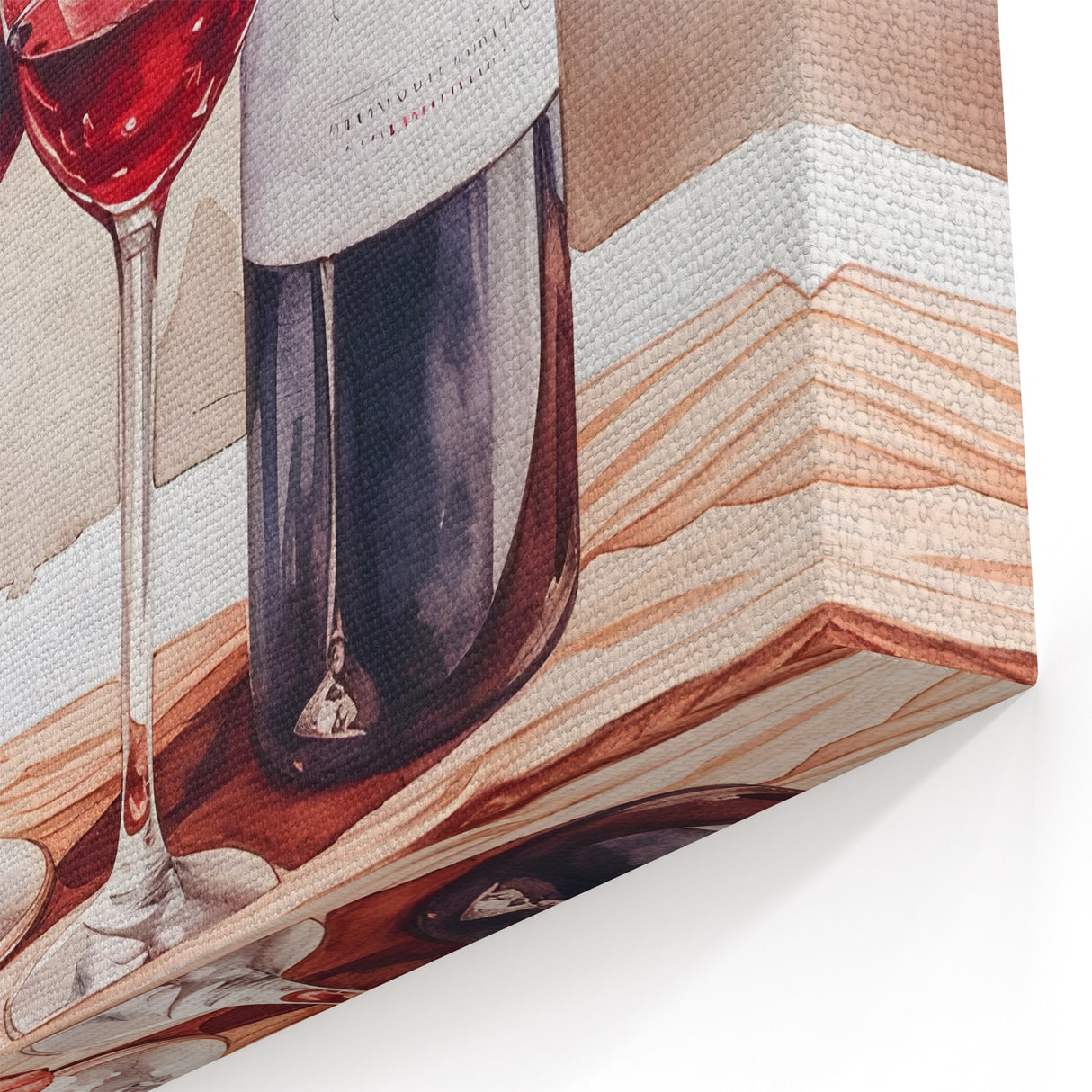 Red Wine & Elegance - Sophisticated Wine Wall Art