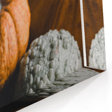 Rustic Pumpkin Harvest Fall Wall Art – Autumn Canvas Print