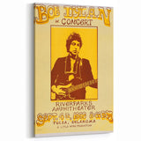 Vintage Bob Dylan Concert Poster - Retro Music Wall Art