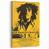 Vintage Bob Marley & The Wailers 1978 Concert Poster - Retro Music Art