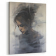 Timeless Portrait Print – Abstract Vintage Woman in Deep Reflection
