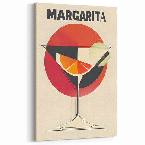 Margarita Cocktail - Retro Bar Wall Art for Beverage Lovers