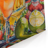 Fruit Margarita & Tequila - Vibrant Cocktail Bar Wall Art