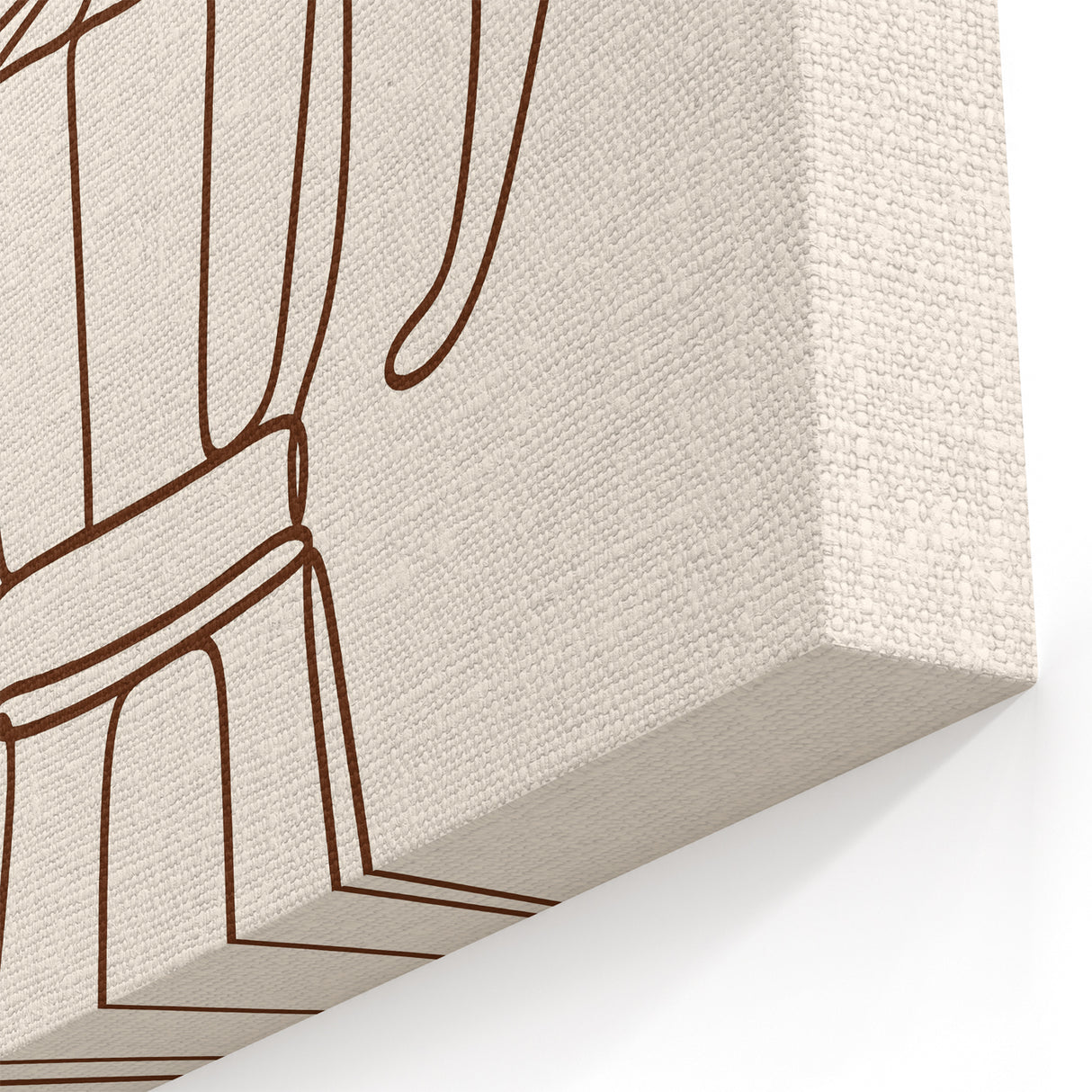 No Inspirational Quote, Just Coffee - Minimalist Coffee Wall Art