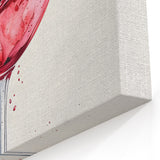 Red Wine Pour - Elegant Wine Wall Art for Bar & Kitchen Decor