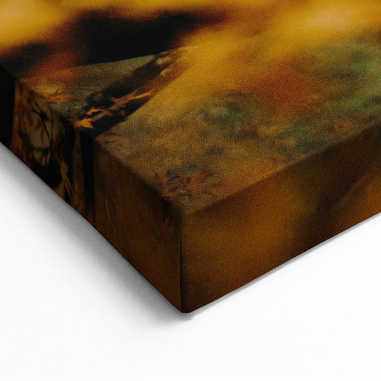 Golden Fall Foliage Wall Art – Autumn Tree Canvas Print