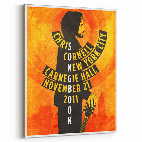 Chris Cornell Songbook Carnegie Hall 2011 Poster | Vintage Music Art