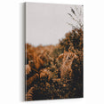 Golden Ferns Fall Wall Art – Nature-Inspired Autumn Canvas Print