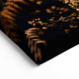 Golden Ferns Fall Wall Art – Nature-Inspired Autumn Canvas Print