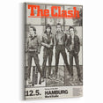The Clash Hamburg 1980 Poster | Retro Punk Rock Wall Art