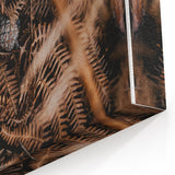 Rustic Fern & Pinecone Fall Wall Art – Nature-Inspired Canvas