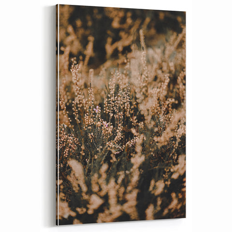 Golden Autumn Wildflowers – Fall Wall Art, Fall Canvas Print