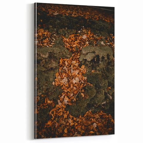 Fallen Autumn Leaves – Fall Art Prints, Autumn Canvas Art