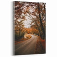 Scenic Autumn Road – Fall Canvas Art, Autumn Wall Decor