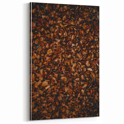 Textured Autumn Leaves – Fall Art Prints, Autumn Wall Decor