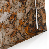 Earthy Autumn Leaves – Fall Canvas Art, Fall Wall Decor