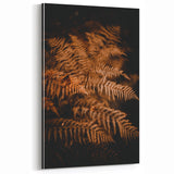 Golden Autumn Ferns – Fall Wall Art, Autumn Canvas Print