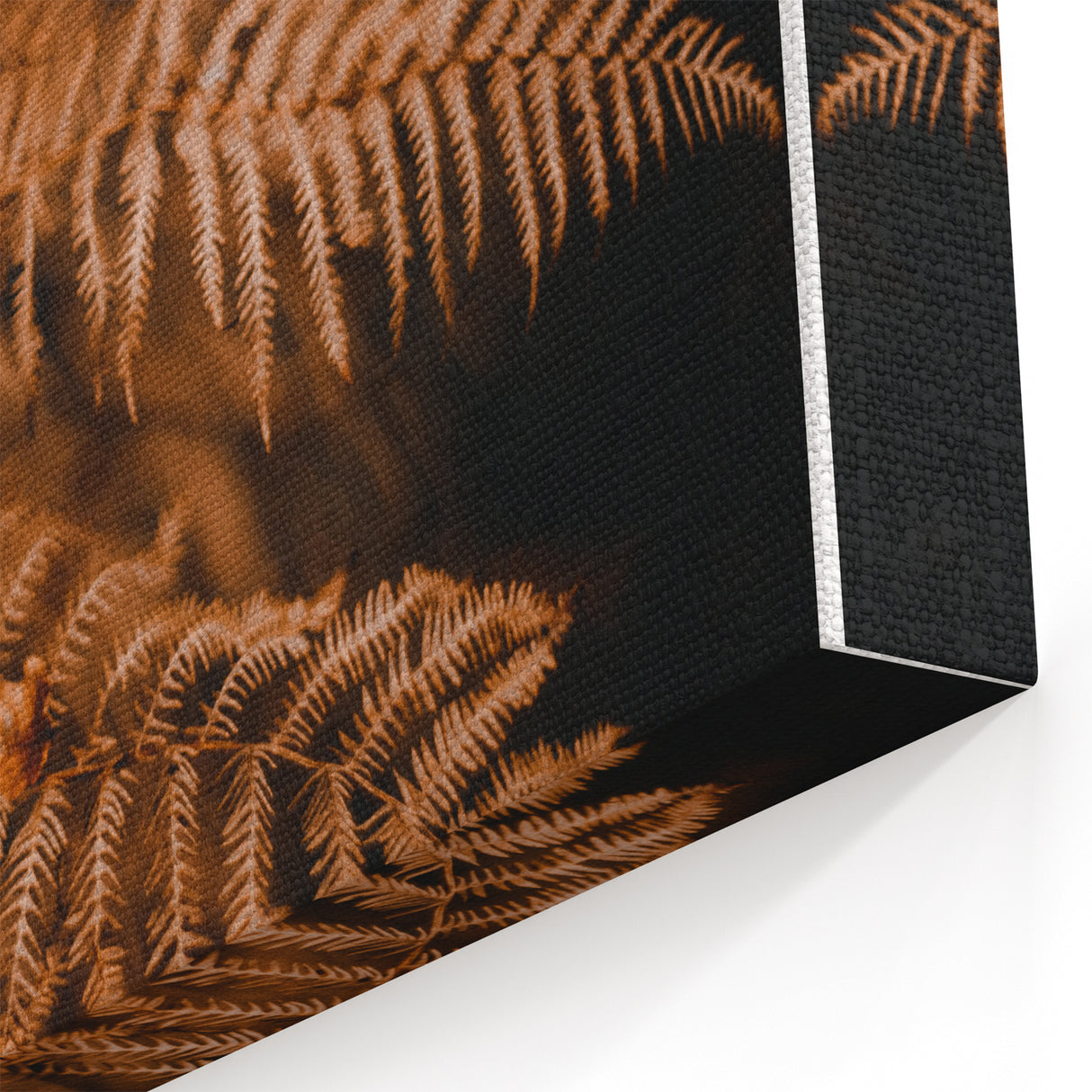 Golden Autumn Ferns – Fall Wall Art, Autumn Canvas Print