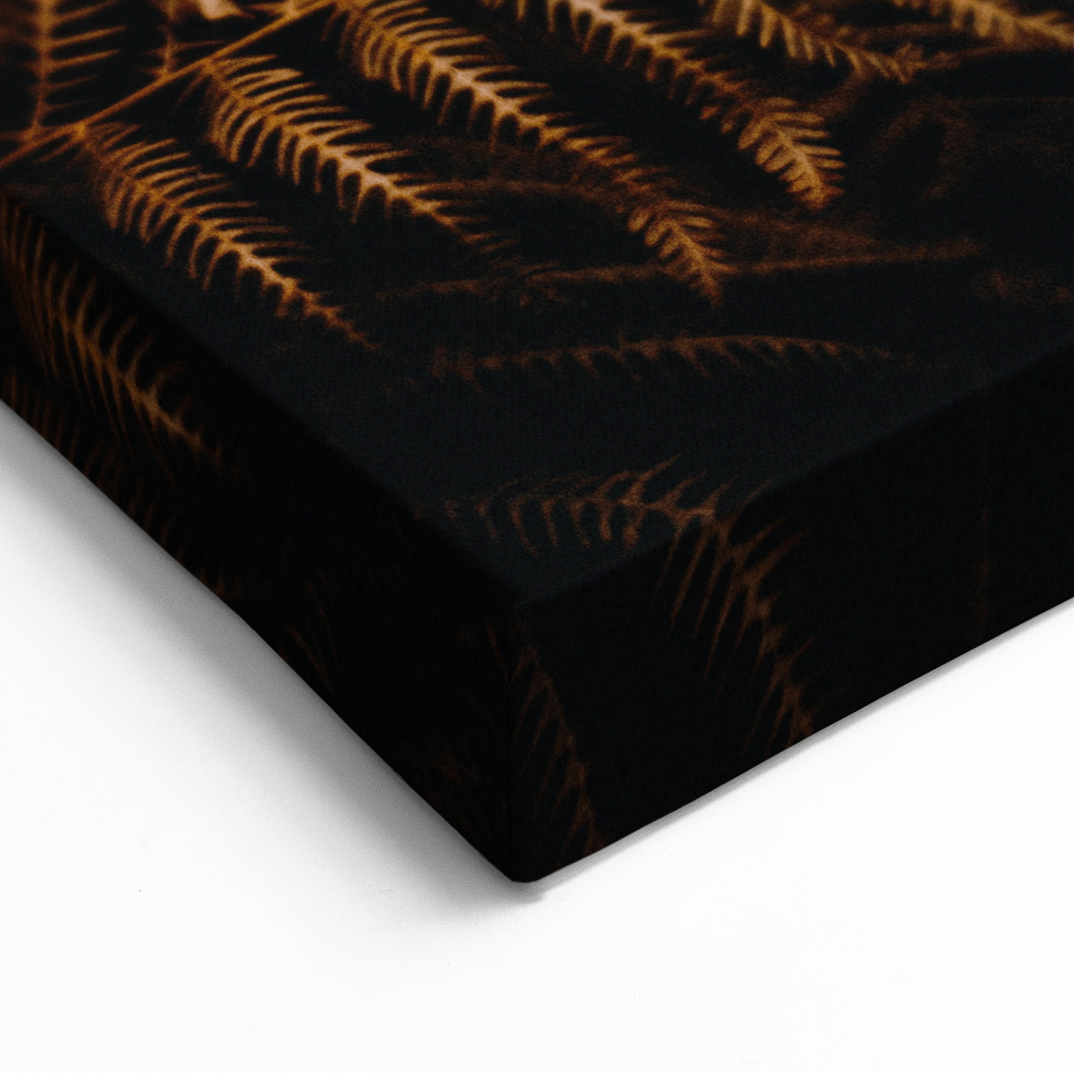 Golden Autumn Ferns – Fall Wall Art, Autumn Canvas Print