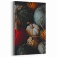Rustic Fall Wall Art – Autumn Pumpkins and Gourds Canvas Print