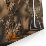 Minimalist Fall Wall Art – Dried Autumn Flowers Canvas Print