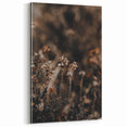 Minimalist Fall Wall Art – Dried Wildflowers Canvas Print