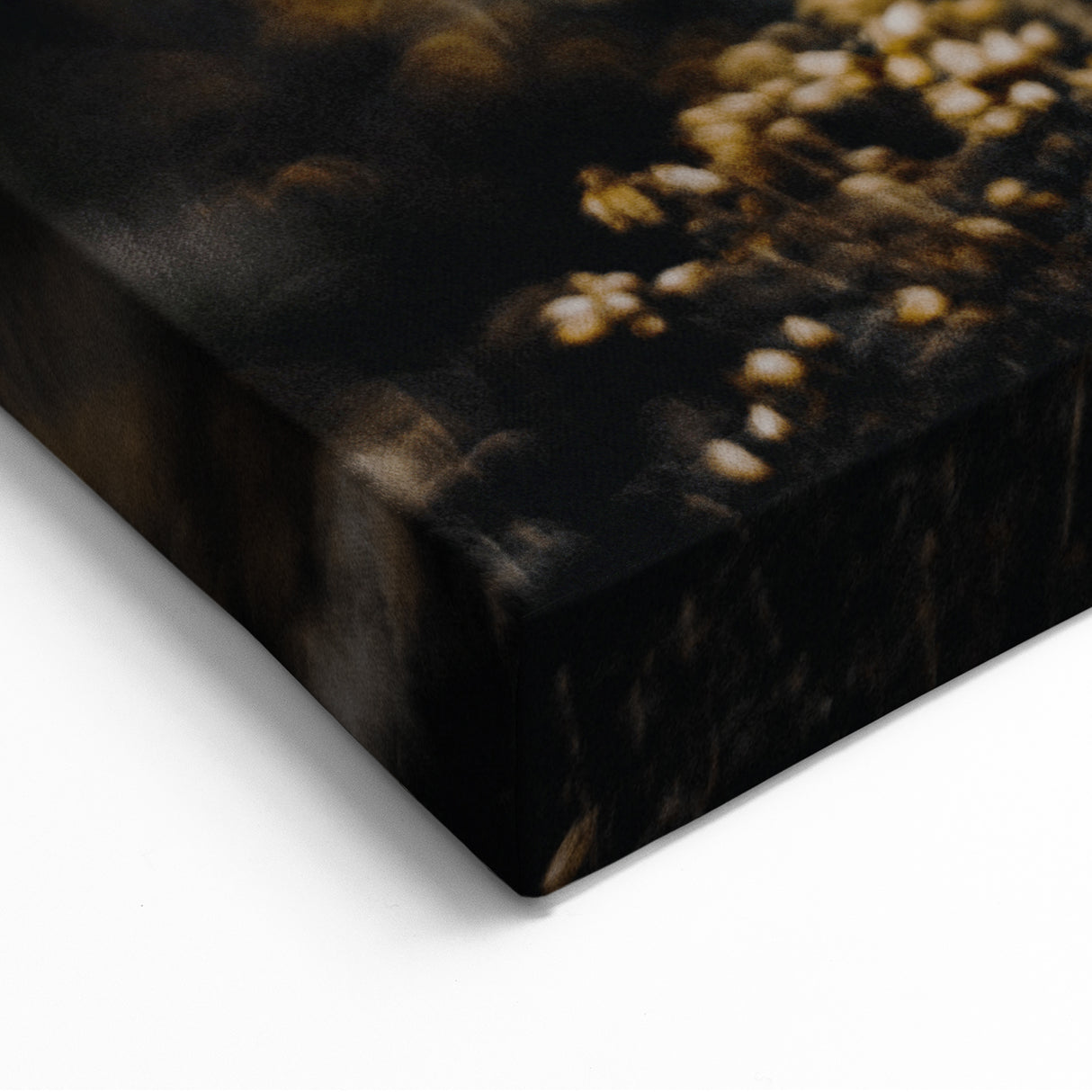 Minimalist Fall Wall Art – Golden Ferns Nature Canvas Print