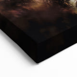 Ethereal Fall Wall Art – Spiderweb in Autumn Nature Canvas Print