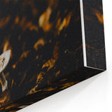 Mystical Fall Wall Art – Autumn Mushroom & Leaves Canvas Print