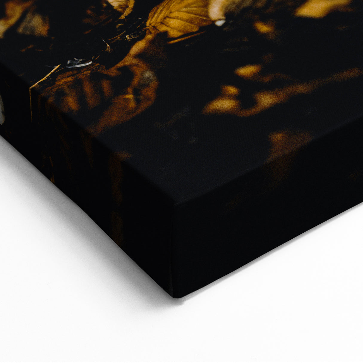 Mystical Fall Wall Art – Autumn Mushroom & Leaves Canvas Print