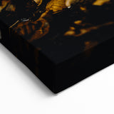 Mystical Fall Wall Art – Autumn Mushroom & Leaves Canvas Print