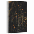 Moody Fall Wall Art – Dried Autumn Wildflowers Canvas Print