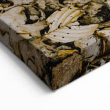 Rustic Fall Wall Art – Autumn Leaves & Pinecones Canvas Print