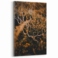Rustic Fall Wall Art – Autumn Branches & Wildflowers Canvas Print