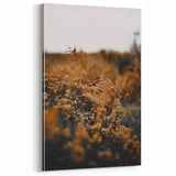 Golden Ferns Fall Wall Art – Soft Autumn Nature Canvas Print
