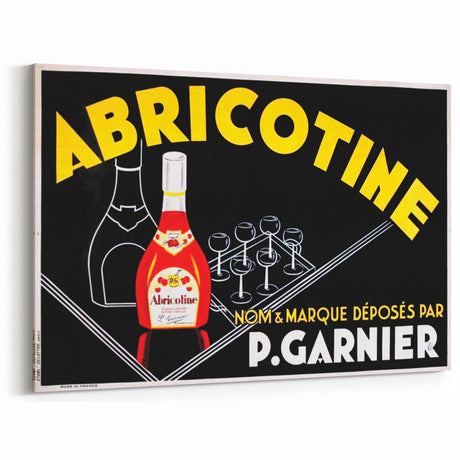 Abricotine Vintage Liquor Poster – Retro Advertising Wall Art
