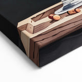 Elegant Red Wine Wall Art - Wine Art Decor for Bar and Kitchen