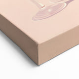 Romantic Champagne Wall Art - Wine Art Decor for Bar and Kitchen