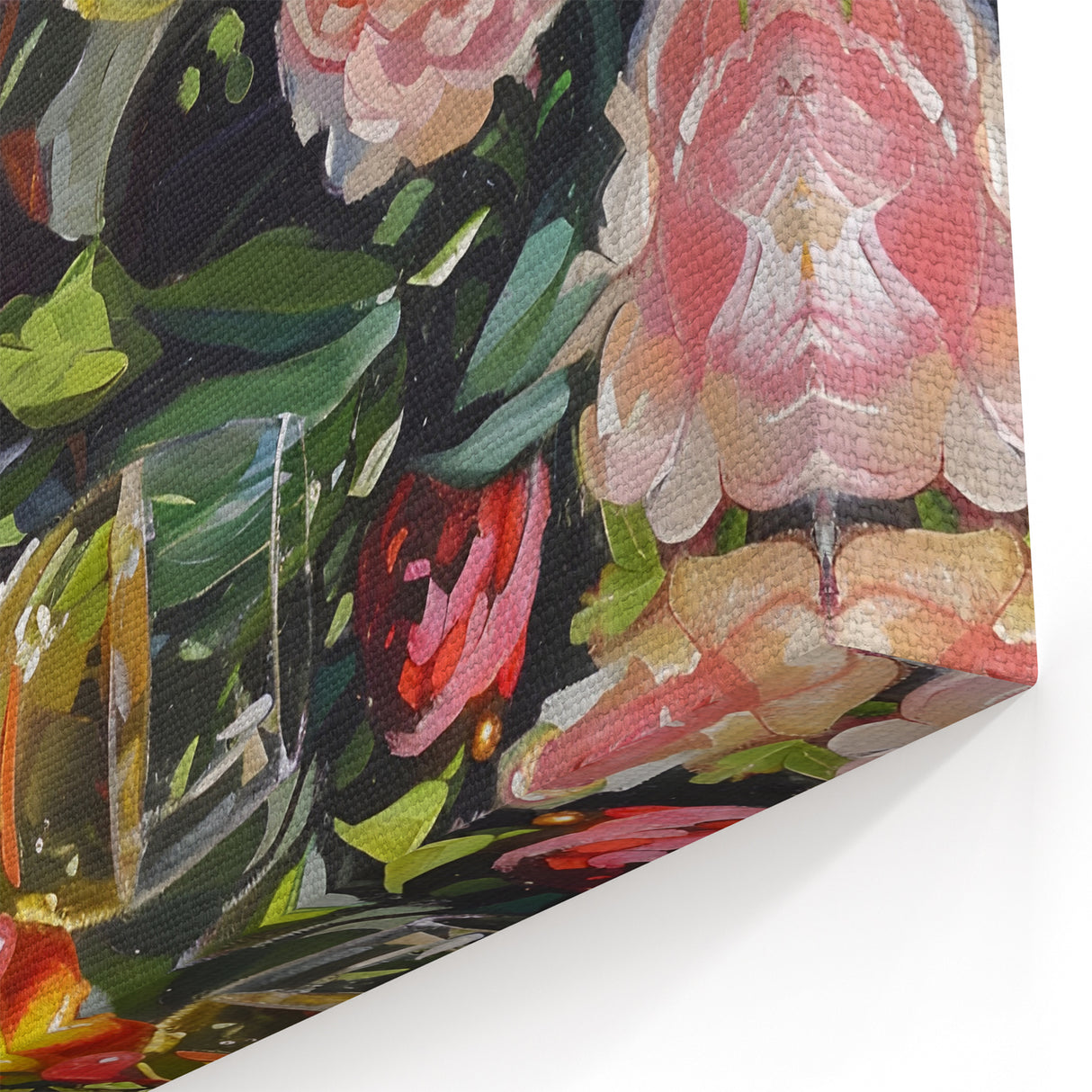 Elegant Wine and Floral Feast Wall Art - Beverage Art Decor