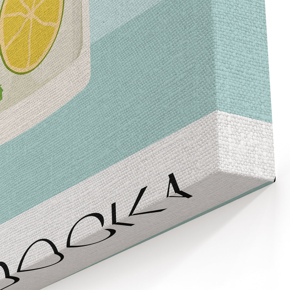 Caipiroska Cocktail Recipe Wall Art - Modern Bar and Kitchen Decor
