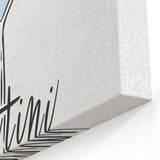 Minimalist Martini Cocktail Wall Art - Bar and Kitchen Drink Decor