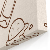 Rustic Food & Wine Art - Kitchen Wall Art for Dining Spaces