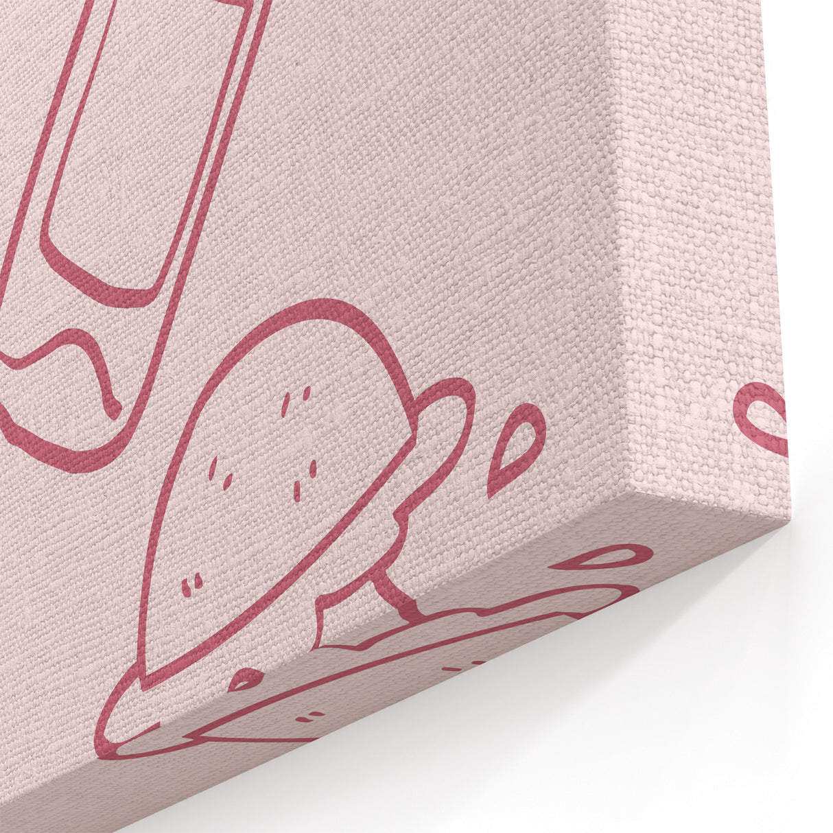 Minimalist Food & Wine Art - Kitchen Wall Art for Home & Cafe