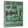 Vintage Retro Poster Art: Dave Matthews Band Concert Poster