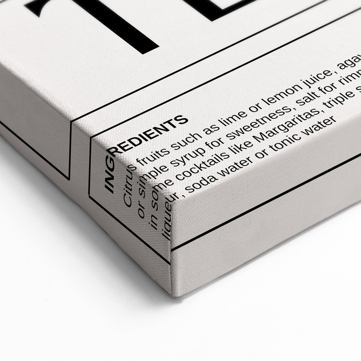 Tequila Cocktail Art - Bar Wall Art for Home & Lounge Decor