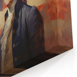 George Washington & USA Flag - Independence Day Wall Art Print